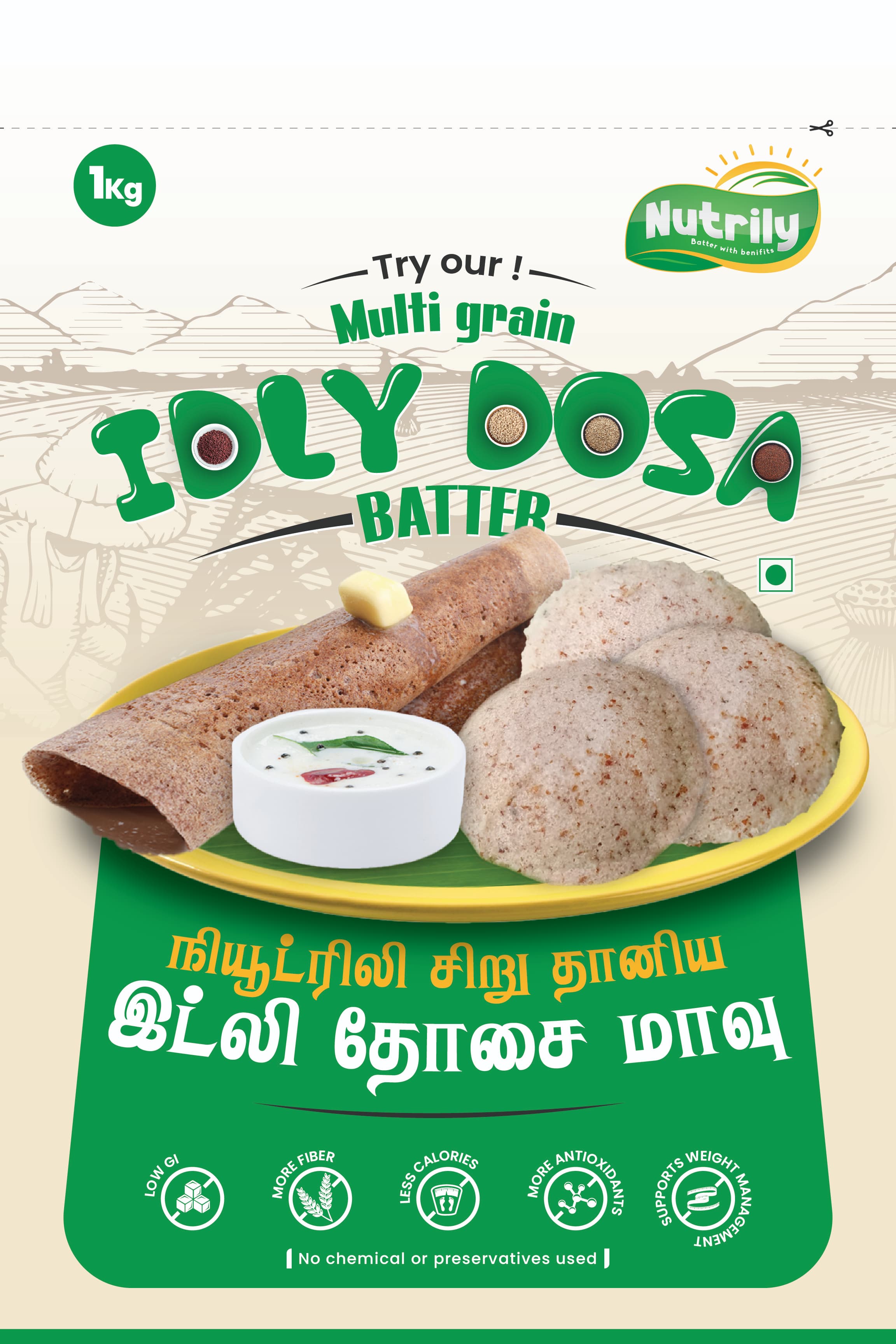 Multi-Grain Millet Batter